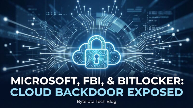 Featured image for Microsoft Hands FBI BitLocker Keys: Cloud Backdoor Exposed