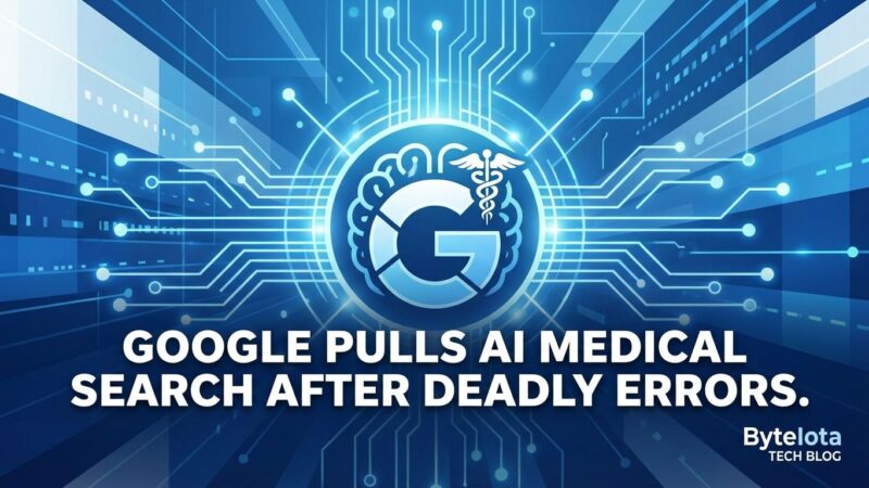 Featured image for Google Pulls AI Medical Search After Deadly Errors