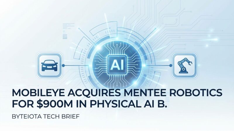 Featured image for Mobileye Acquires Mentee Robotics for $900M in Physical AI Bet