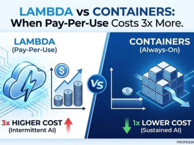 Featured image for Lambda vs Containers: When Pay-Per-Use Costs 3x More