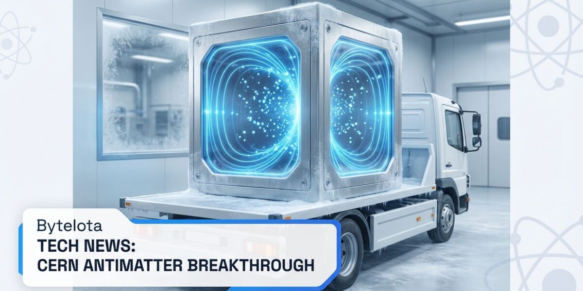 CERN Transports Antimatter for First Time: 92 Antiprotons Survive ...