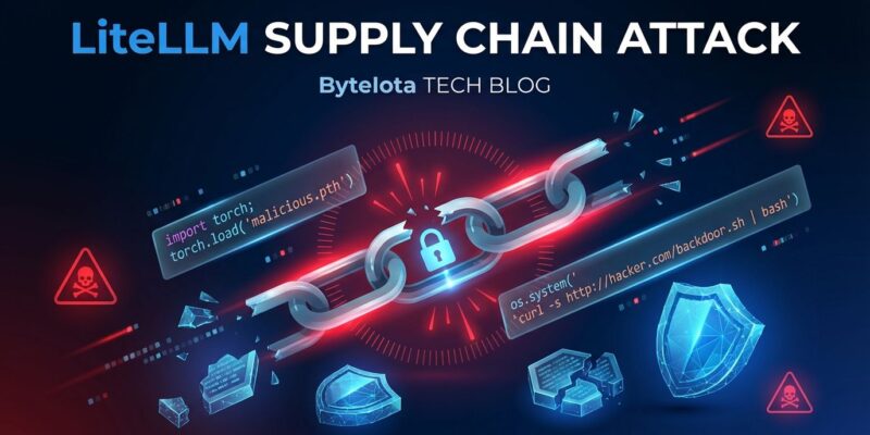LiteLLM supply chain attack visualization