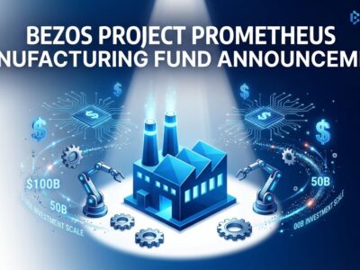Bezos Project Prometheus manufacturing AI fund illustration