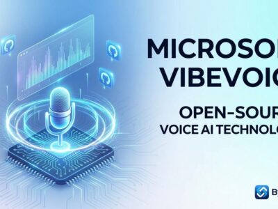 Microsoft VibeVoice open-source voice AI visualization