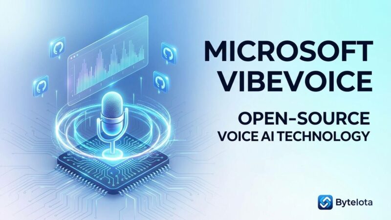 Microsoft VibeVoice open-source voice AI visualization