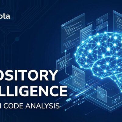 Repository intelligence AI analyzing codebase relationships and dependencies