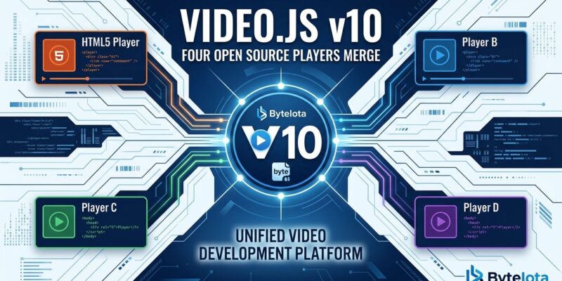 Featured image for Video.js v10: Four Open Source Players Merge