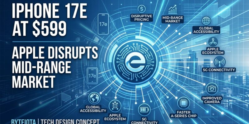Featured image for iPhone 17e at $599: Apple Disrupts Mid-Range Market