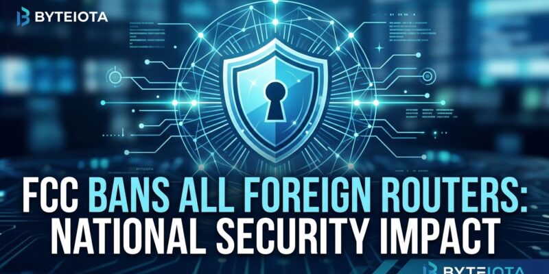 Featured image for FCC Bans All Foreign Routers: National Security Impact