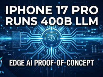 Featured image for iPhone 17 Pro Runs 400B LLM: Edge AI Proof-of-Concept
