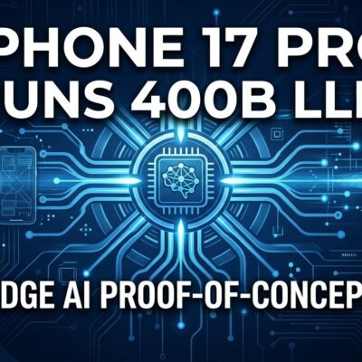 Featured image for iPhone 17 Pro Runs 400B LLM: Edge AI Proof-of-Concept