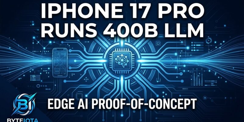 Featured image for iPhone 17 Pro Runs 400B LLM: Edge AI Proof-of-Concept