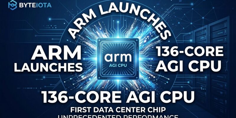 Featured image for ARM Launches First Data Center Chip: 136-Core AGI CPU