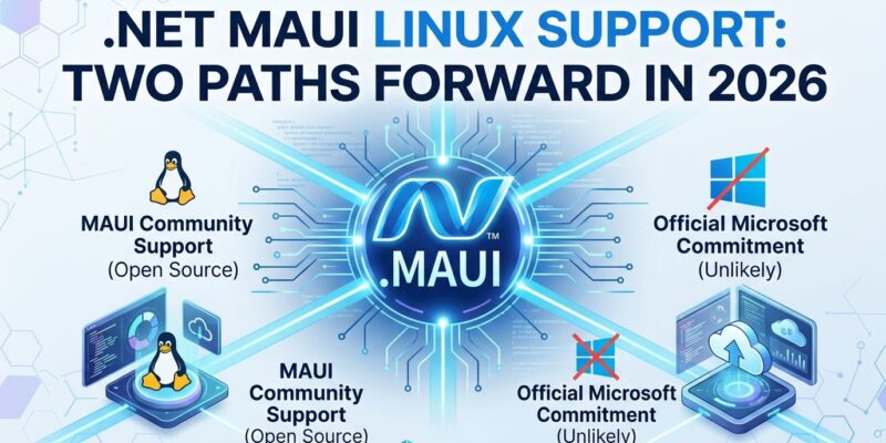 Featured image for .NET MAUI Linux Support: Two Paths Forward in 2026