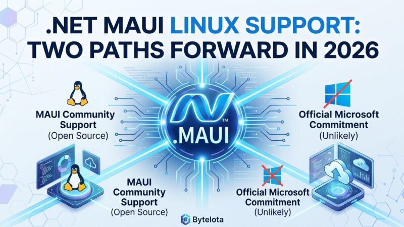 Featured image for .NET MAUI Linux Support: Two Paths Forward in 2026