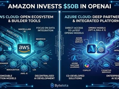 Featured image for Amazon Invests $50B in OpenAI: AWS vs Azure Cloud War