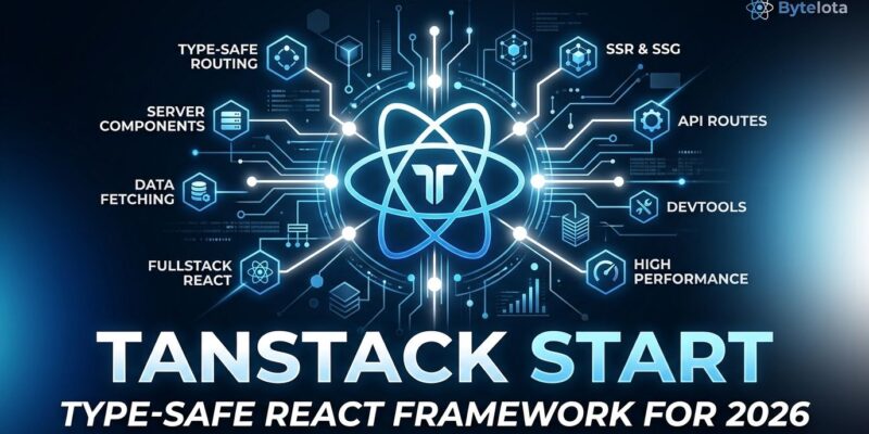 Featured image for TanStack Start: Type-Safe React Framework for 2026