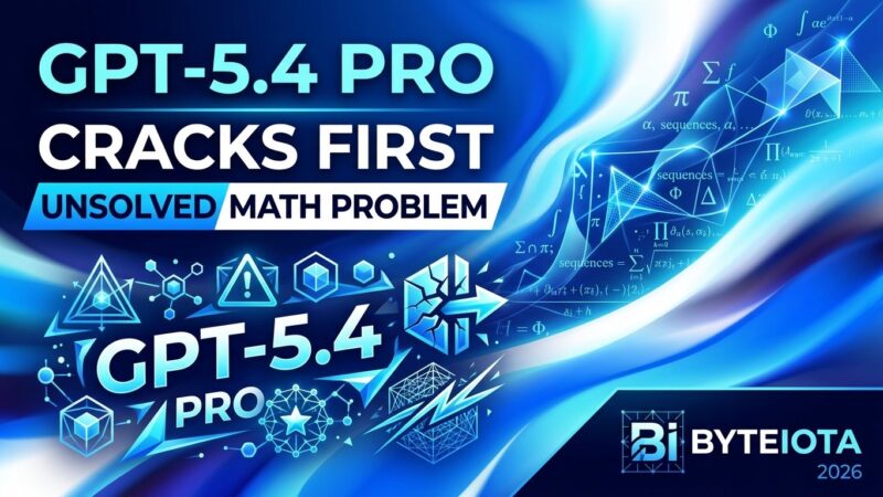Featured image for GPT-5.4 Pro Cracks First Unsolved Math Problem (2026)