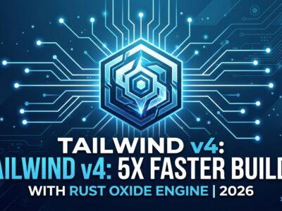 Featured image for Tailwind v4: 5x Faster Builds with Rust Oxide Engine 2026