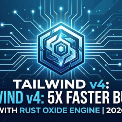 Featured image for Tailwind v4: 5x Faster Builds with Rust Oxide Engine 2026