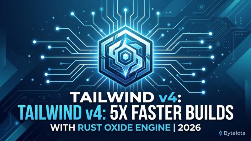 Featured image for Tailwind v4: 5x Faster Builds with Rust Oxide Engine 2026