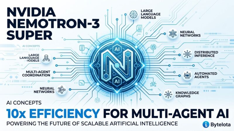 Featured image for NVIDIA Nemotron 3 Super: 10x Efficiency for Multi-Agent AI