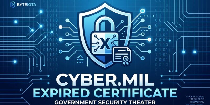 Featured image for Cyber.mil Expired Certificate: Government Security Theater