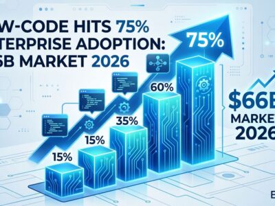 Featured image for Low-Code Hits 75% Enterprise Adoption: $66B Market 2026