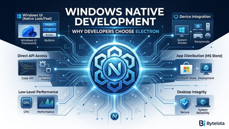 Featured image for Windows Native Development: Why Developers Choose Electron