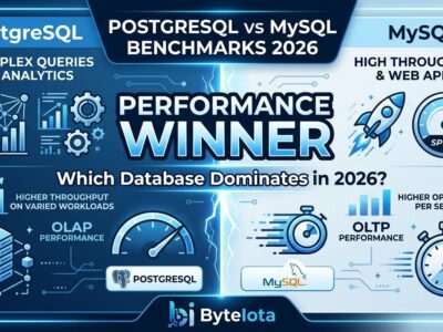 Featured image for PostgreSQL vs MySQL Benchmarks 2026: Performance Winner