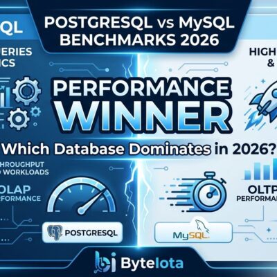 Featured image for PostgreSQL vs MySQL Benchmarks 2026: Performance Winner