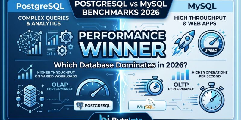 Featured image for PostgreSQL vs MySQL Benchmarks 2026: Performance Winner