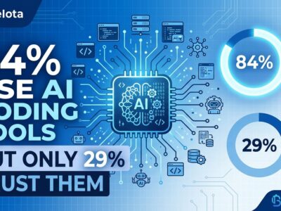 Featured image for 84% Use AI Coding Tools But Only 29% Trust Them