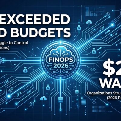 Featured image for FinOps 2026: 72% Exceeded Cloud Budgets, $24B Wasted