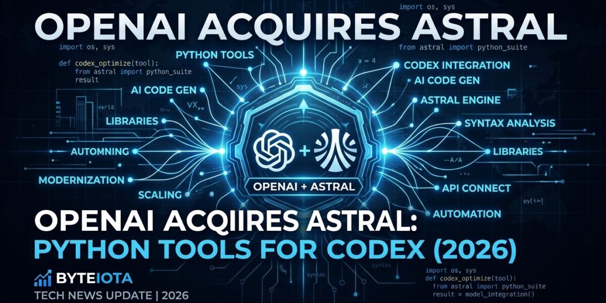 OpenAI Acquires Astral: Python Tools for Codex (2026) | byteiota