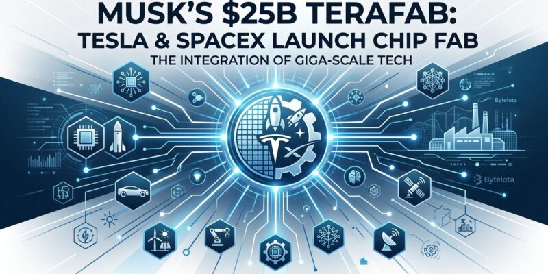 Featured image for Musk's $25B Terafab: Tesla & SpaceX Launch Chip Fab