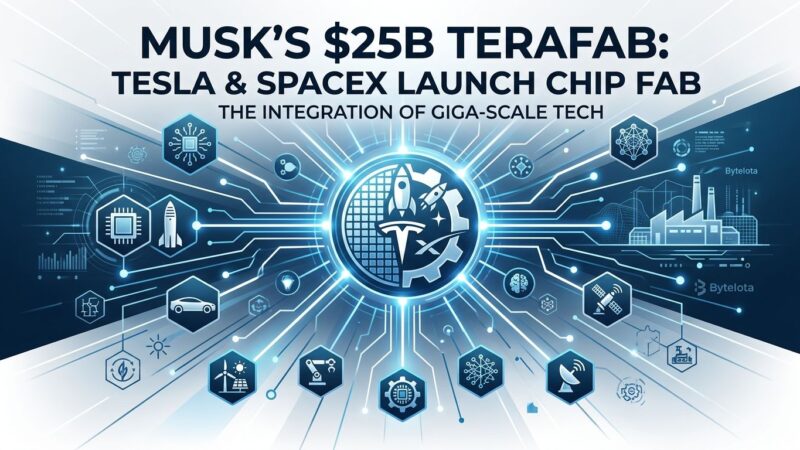 Featured image for Musk's $25B Terafab: Tesla & SpaceX Launch Chip Fab