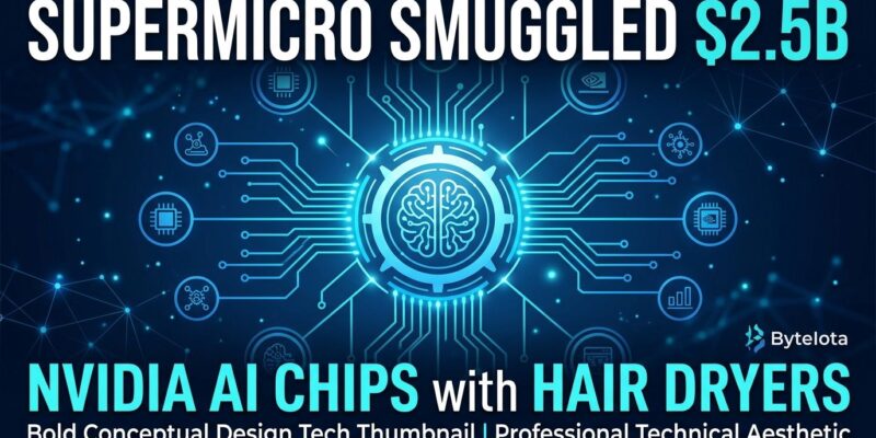 Featured image for Super Micro Smuggled $2.5B in Nvidia AI Chips with Hair Dryers