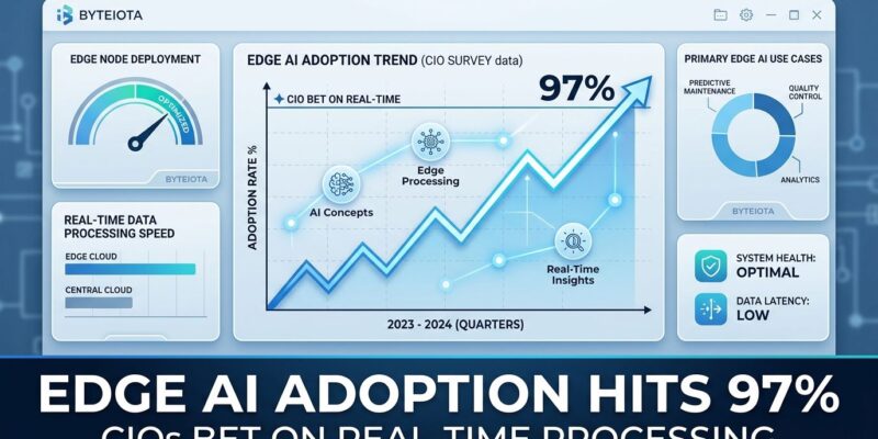 Featured image for Edge AI Adoption Hits 97%: CIOs Bet on Real-Time Processing