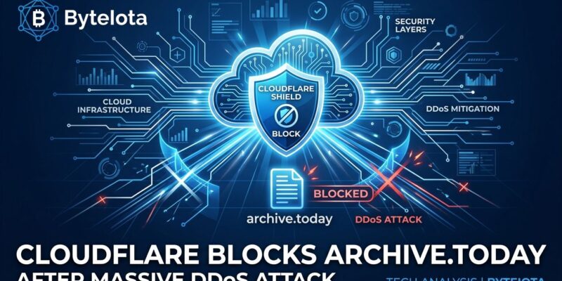 Featured image for Cloudflare Blocks Archive.today After DDoS Attack