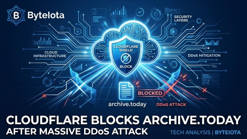 Featured image for Cloudflare Blocks Archive.today After DDoS Attack