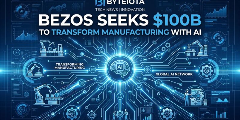 Featured image for Bezos Seeks $100B to Transform Manufacturing with AI