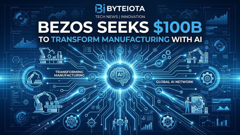 Featured image for Bezos Seeks $100B to Transform Manufacturing with AI