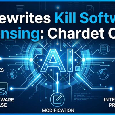 Featured image for AI Rewrites Kill Software Licensing: Chardet Case