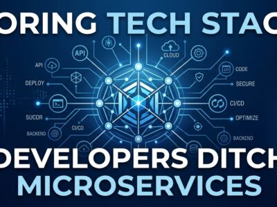 Featured image for Boring Tech Stack: Developers Ditch Microservices