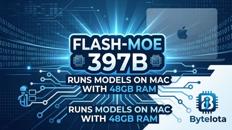 Featured image for Flash-Moe Runs 397B Models on Mac with 48GB RAM