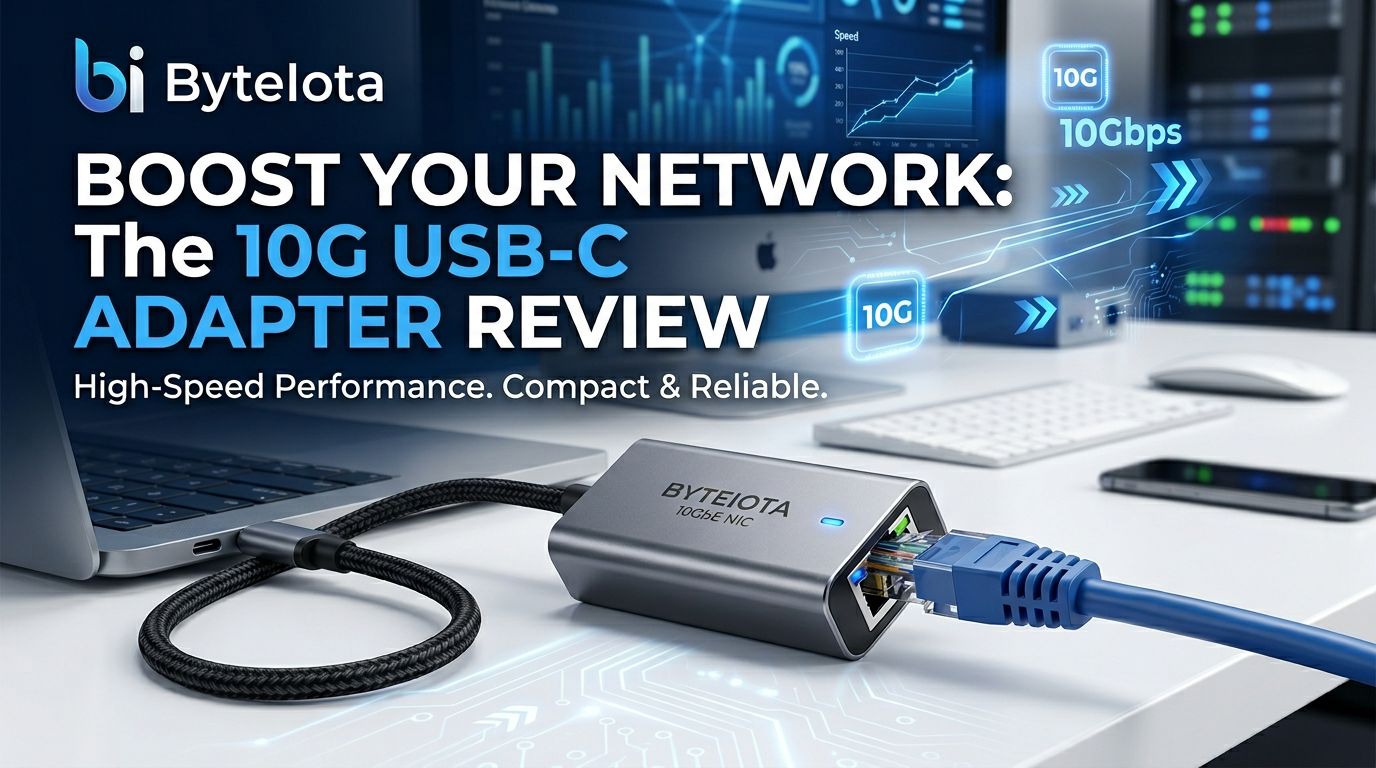 10GbE USB Adapters Drop to $55: RTL8159 Port Guide | byteiota