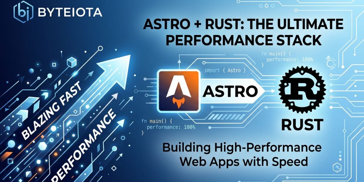 Astro 6.0 Rust Compiler Tutorial: 2x Faster Builds | byteiota