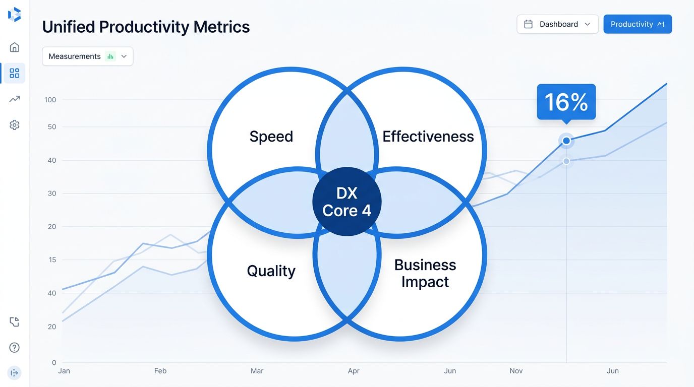 DX Core 4: How Unified Metrics Fix AI Productivity Gap | byteiota