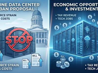 Maine becomes first state to ban large AI data centers
